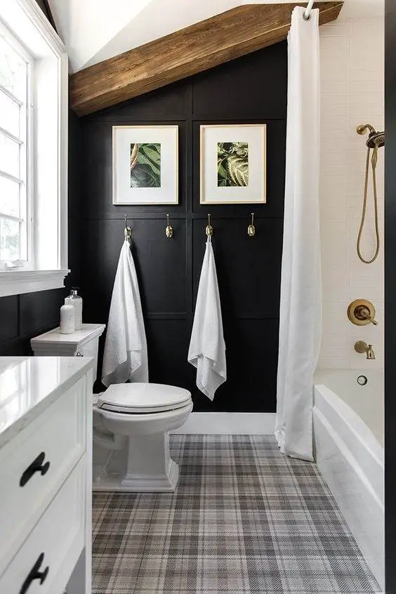 20 Elegant Black and White Bathroom Ideas to Inspire Your Redesign ...